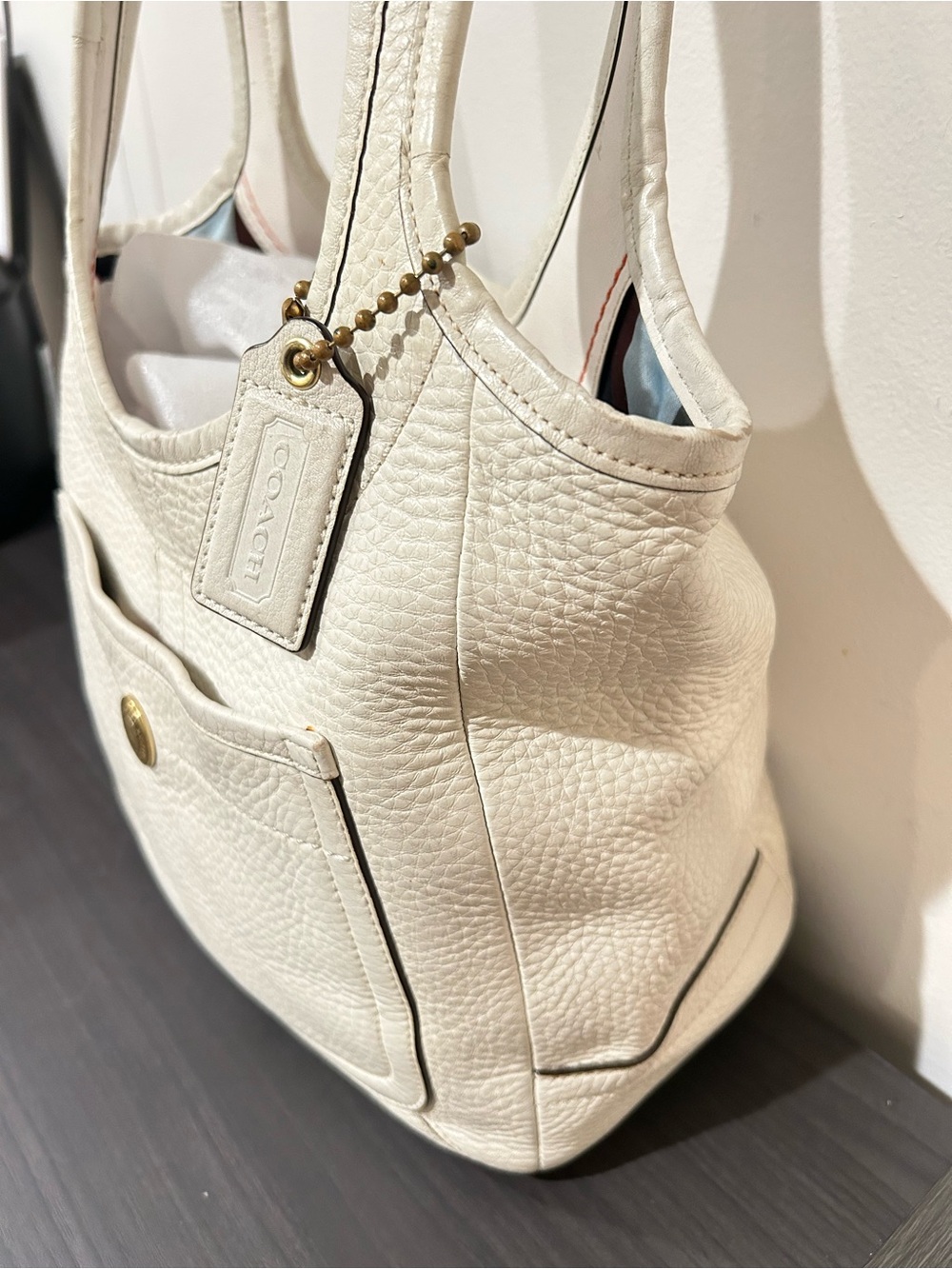 Coach Ergo Legacy shoulder bag crafted from pebbled leather. GUC - Picture 8 of 15